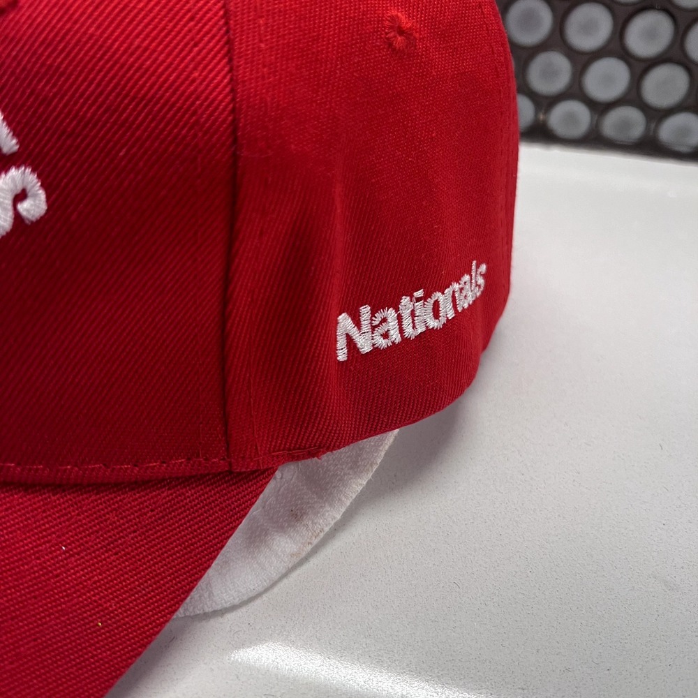 Washington Nationals Hat Cap Red Strap Back MLB Mens Baseball - Picture 5 of 9